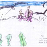 [7세 유치원생] 나는 우리가족들과 바다에 갔어요